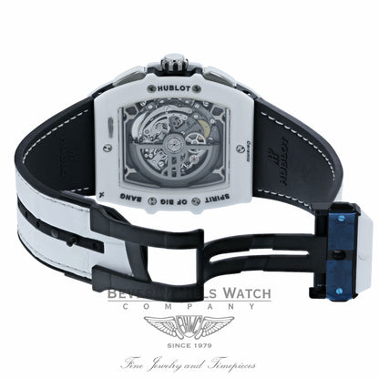 Hublot Spirit of Big Bang White Ceramic 45mm Chronograph 601.HX.0173.LR HZT8Z0 - Beverly Hills Watch Company