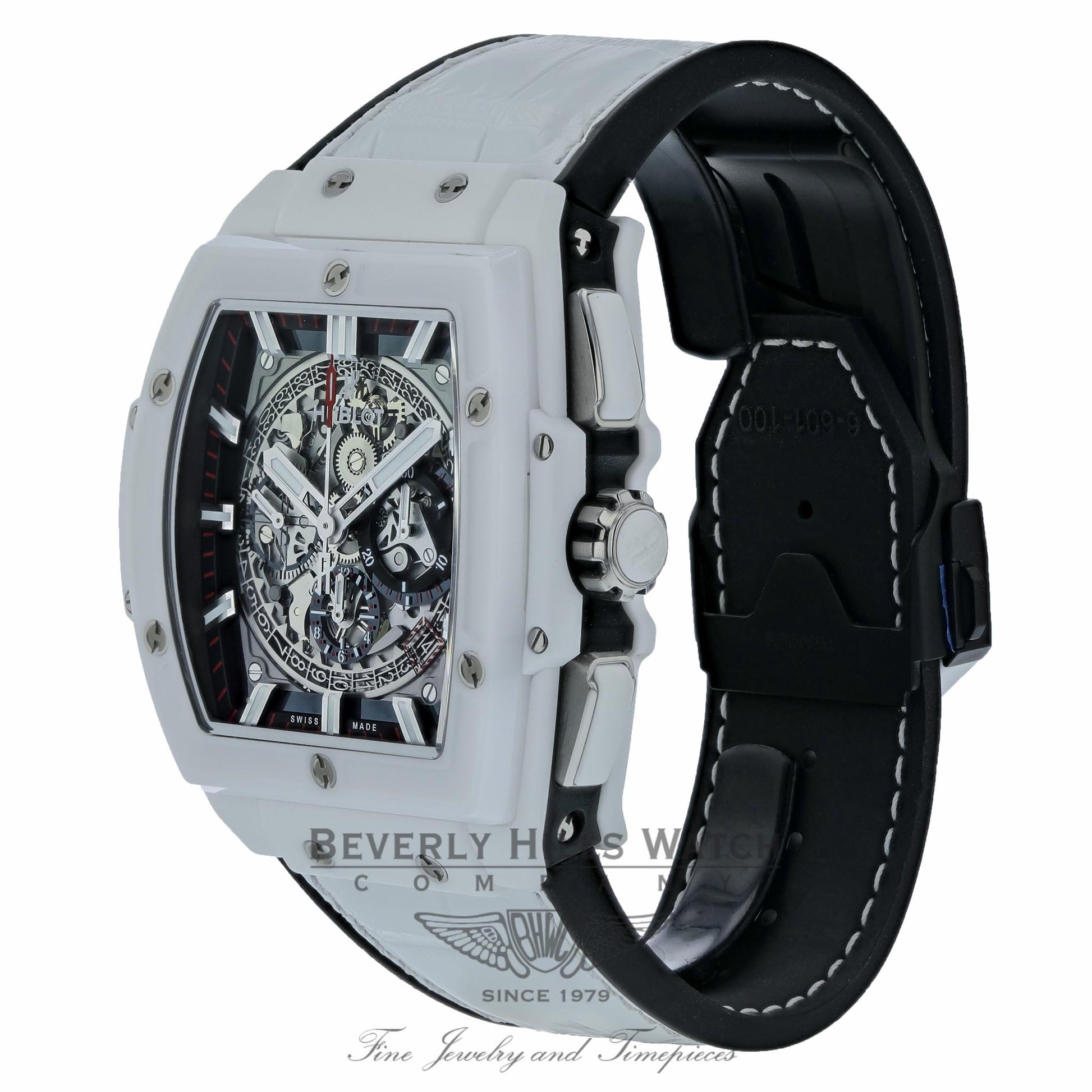 Hublot Spirit of Big Bang White Ceramic 45mm Chronograph 601.HX.0173.LR HZT8Z0 - Beverly Hills Watch Company