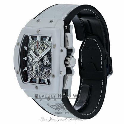 Hublot Spirit of Big Bang White Ceramic 45mm Chronograph 601.HX.0173.LR HZT8Z0 - Beverly Hills Watch Company