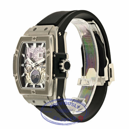 Hublot Spirit Of Big Bang Moonphase 42mm Titanium Tonneau 647.NX.1137.RX ZAQ5RR - Beverly Hills Watch