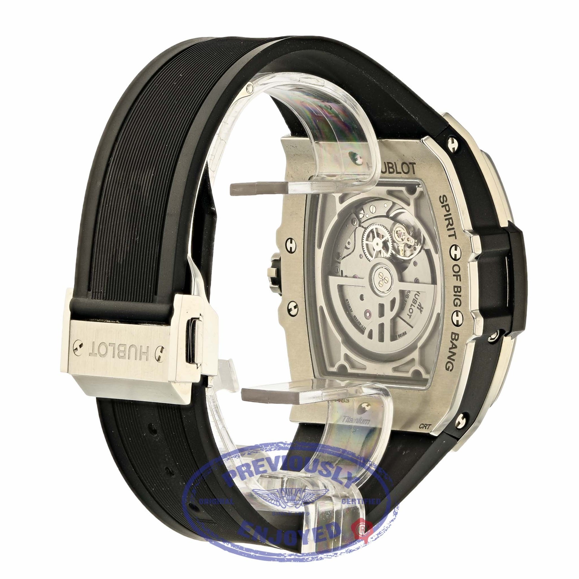 Hublot Spirit Of Big Bang Moonphase 42mm Titanium Tonneau 647.NX.1137.RX ZAQ5RR - Beverly Hills Watch