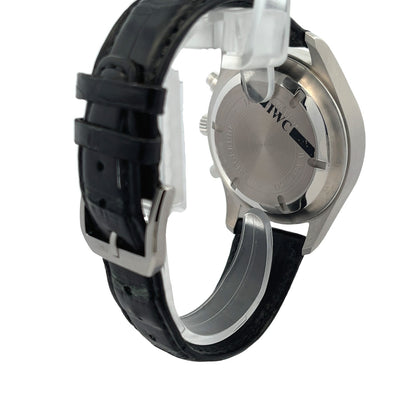 IWC Classic Pilot Chronograph 42mm Stainless Steel Black Dial IW371701 - Beverly Hills Watch Company