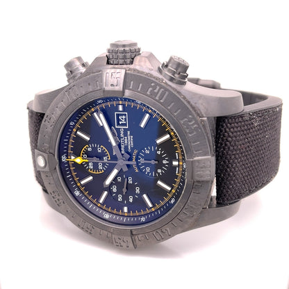 Breitling Super Avenger II Black Steel 48mm M133711A/BF30 HXN4UU - Beverly Hills Watch Company