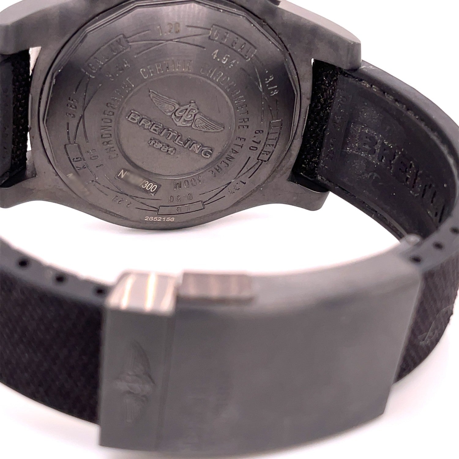 Breitling Super Avenger II Black Steel 48mm M133711A/BF30 HXN4UU - Beverly Hills Watch Company