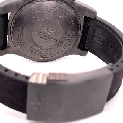 Breitling Super Avenger II Black Steel 48mm M133711A/BF30 HXN4UU - Beverly Hills Watch Company