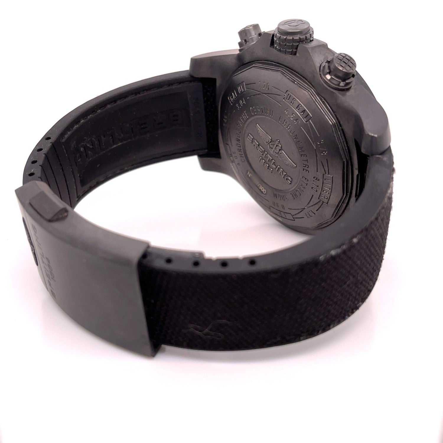 Breitling Super Avenger II Black Steel 48mm M133711A/BF30 HXN4UU - Beverly Hills Watch Company