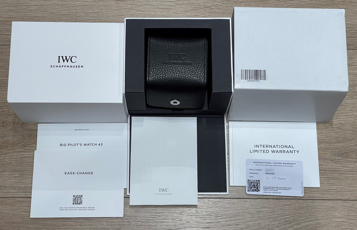 IWC Big Pilot 43mm Blue Dial IW329303 - Beverly Hills Watch Company