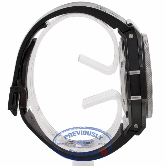 Hublot Big Bang Ice Bang 44MM Chronograph Black Ceramic Case and Bezel Rubber Strap 301.CT.130.RX VH9D8H - Beverly Hills Watch Company Watch Store