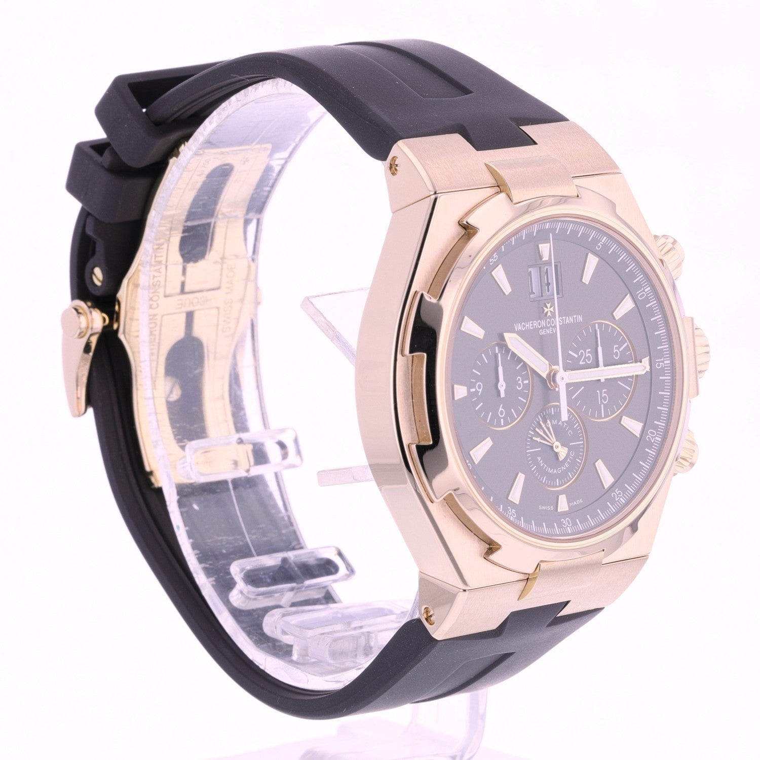 Vacheron Constantin Overseas 42mm Rose Gold Chronograph 49150/000R-9338 11MDZH - Beverly Hills Watch Company