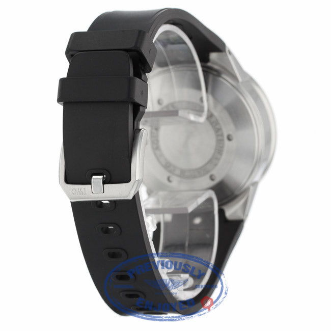 IWC Aquatimer Chronograph 42MM Stainless Steel Black Dial Black Rubber Strap IW371933 7U4RLR - Beverly Hills Watch Company Watch Store