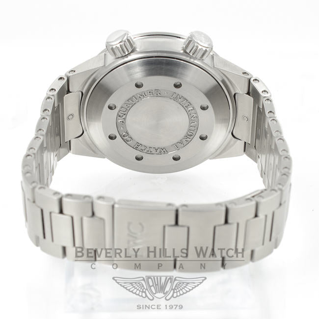 IWC Aquatimer Stainless Steel Automatic Mens Wristwatch Model IW354805 Beverly Hills Watch Company Watches