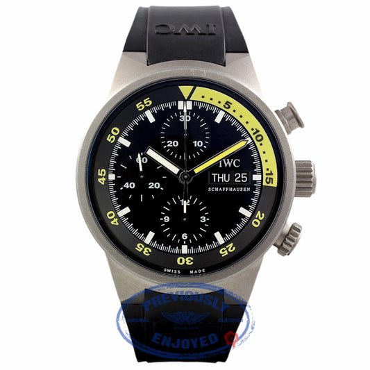 IWC Aquatimer Titanium Chronograph 42mm IW371918 UL05EV - Beverly Hills Watch Company