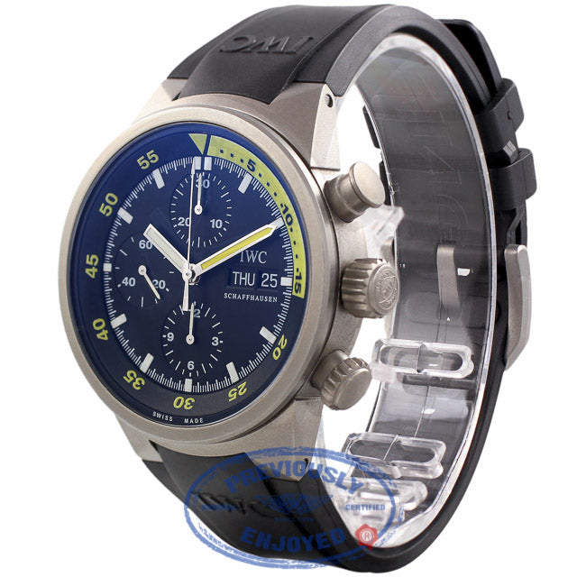 IWC Aquatimer Titanium Chronograph 42mm  IW371918 UL05EV - Beverly Hills Watch Company