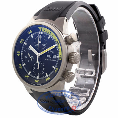 IWC Aquatimer Titanium Chronograph 42mm  IW371918 UL05EV - Beverly Hills Watch Company