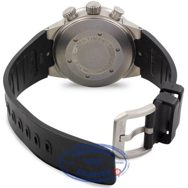 IWC Aquatimer Titanium Chronograph 42mm IW371918 UL05EV - Beverly Hills Watch Company