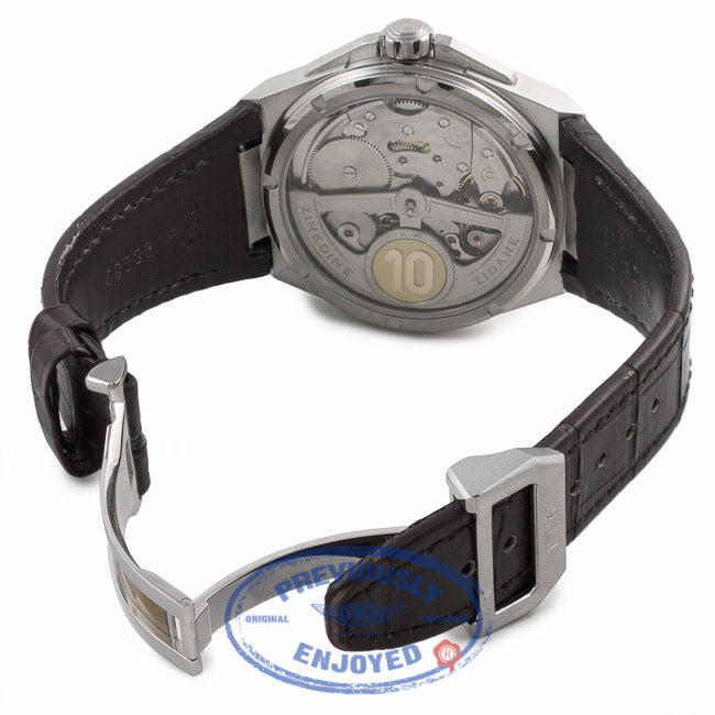 IWC Big Ingenuier 45MM Stainless Steel Automatic Dark Brown Dial Alligator Strap IW500501 5NC90D - Beverly Hills Watch Company Watch Store