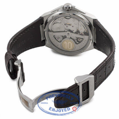 IWC Big Ingenuier 45MM Stainless Steel Automatic Dark Brown Dial Alligator Strap IW500501 5NC90D - Beverly Hills Watch Company Watch Store