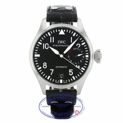 IWC Big Pilot Stainless Steel Black Dial IW500401 JVTCC3 - Beverly Hills Watch Company
