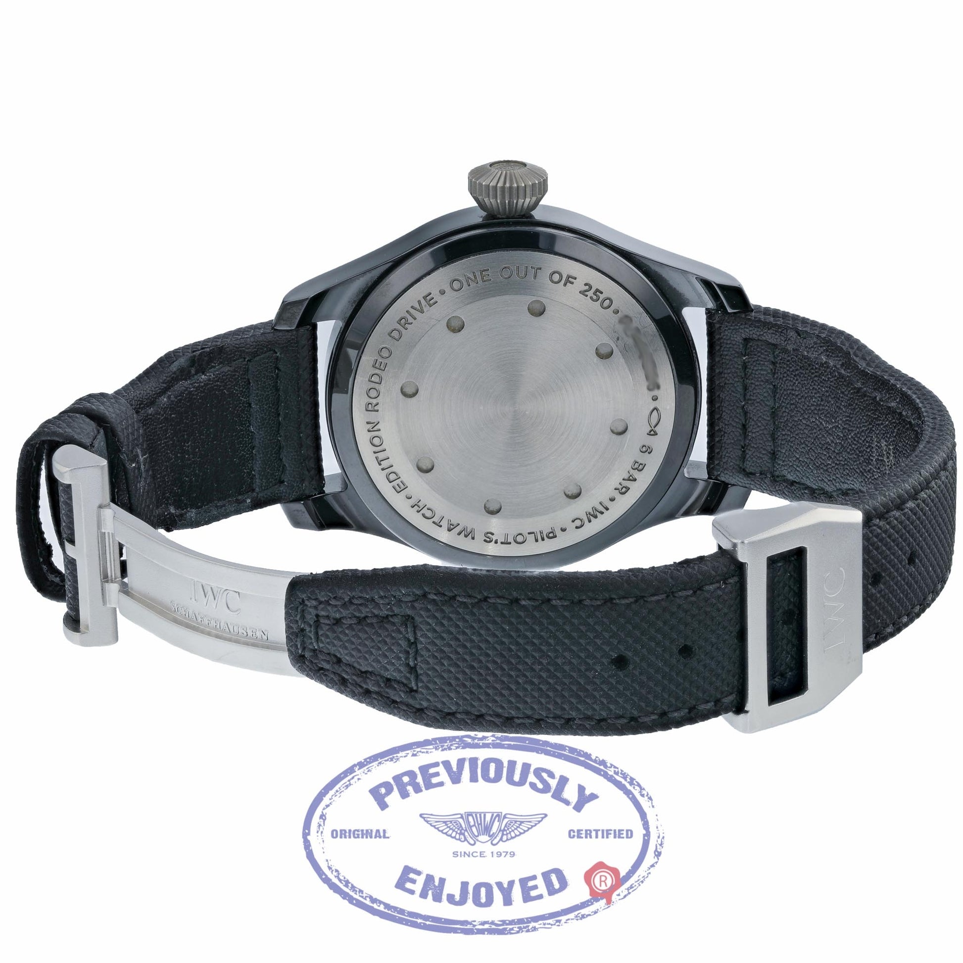 IWC Blue Dial Automatic "Boutique Rodeo Edition" 46mm IW502003 LH13AV- Beverly Hills Watch 