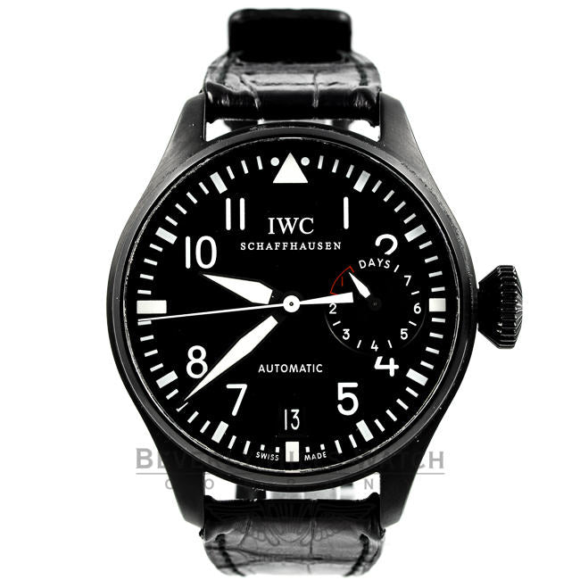 IWC Big Pilot's Steel Watch 'Big Black Storm' DLC Watch IW5009-01 Beverly Hills Watch Company Watch Store