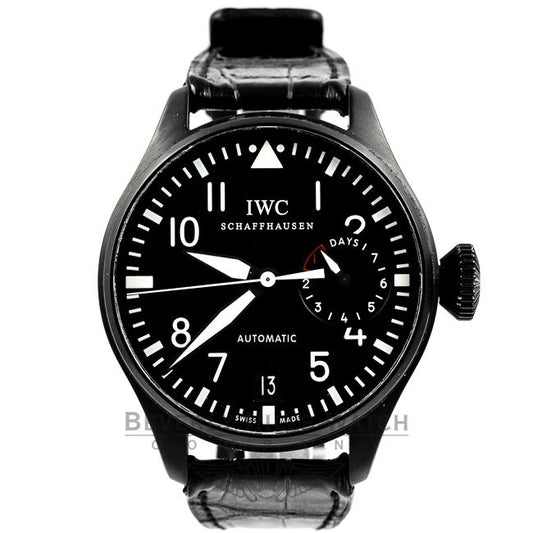 IWC Big Pilot's Steel Watch 'Big Black Storm' DLC Watch IW5009-01 Beverly Hills Watch Company Watch Store