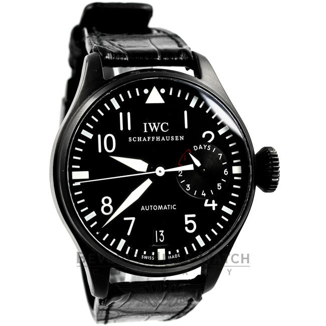 IWC Big Pilot's Steel Watch 'Big Black Storm' DLC Watch IW5009-01 Beverly Hills Watch Company Watch Store
