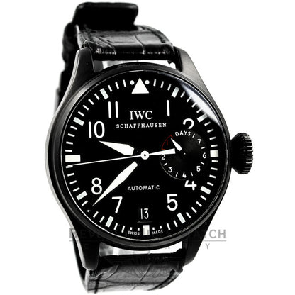 IWC Big Pilot's Steel Watch 'Big Black Storm' DLC Watch IW5009-01 Beverly Hills Watch Company Watch Store