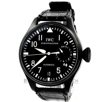 IWC Big Pilot's Steel Watch 'Big Black Storm' DLC Watch IW5009-01 Beverly Hills Watch Company Watch Store