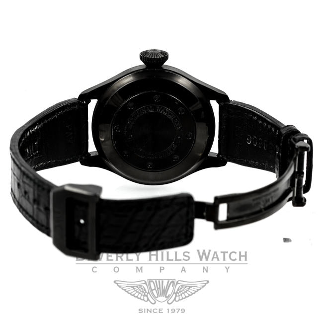 IWC Big Pilot's Steel Watch 'Big Black Storm' DLC Watch IW5009-01 Beverly Hills Watch Company Watch Store