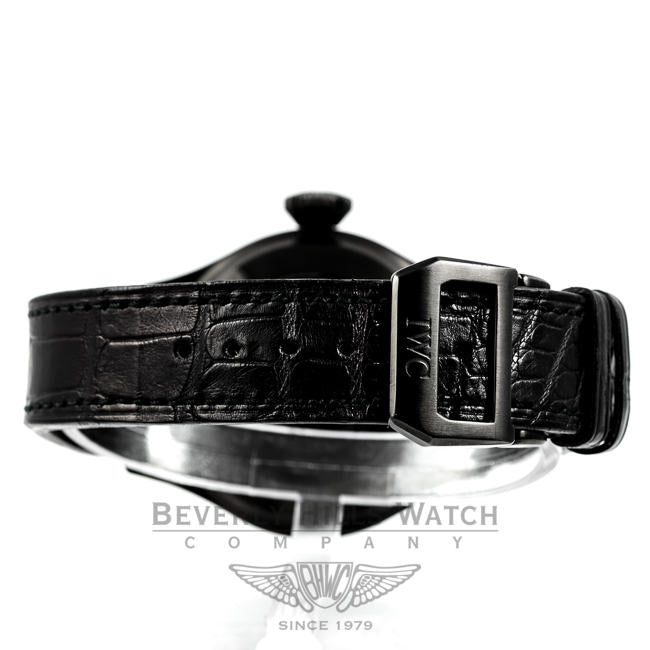 IWC Big Pilot's Steel Watch 'Big Black Storm' DLC Watch IW5009-01 Beverly Hills Watch Company Watch Store