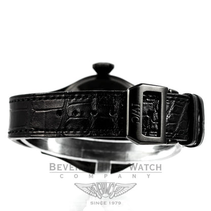 IWC Big Pilot's Steel Watch 'Big Black Storm' DLC Watch IW5009-01 Beverly Hills Watch Company Watch Store