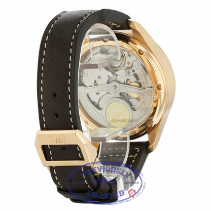 IWC Big Pilot Perpetual Bucherer Limited Edition 18k Rose Gold Black Dial IW502635 19559Z - Beverly Hills Watch Company