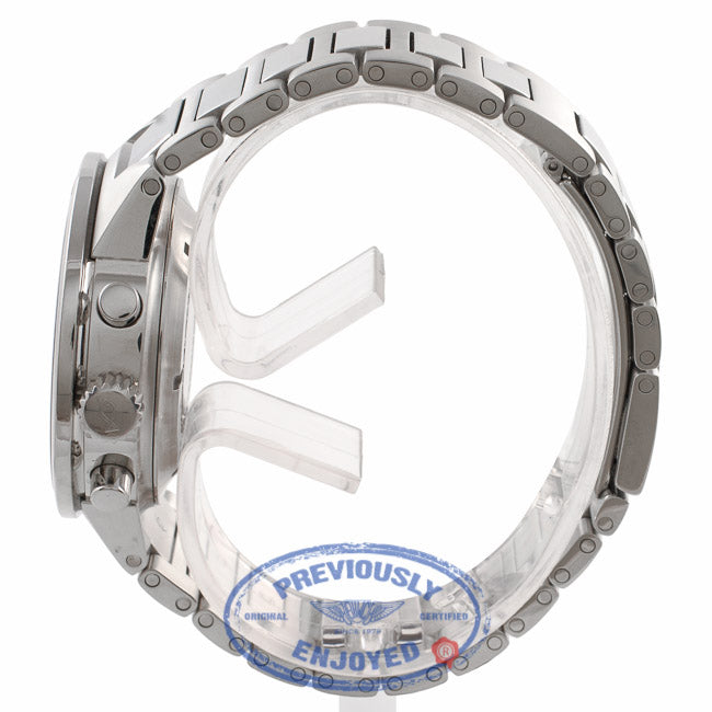 IWC GST Chronograph 40MM Automatic Stainless Steel Silver Dial IW370713 M83Q98 - Beverly Hills Watch Company Watch Store