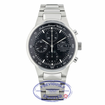 IWC GST Chronograph 40MM Automatic Stainless Steel Black Dial IW3707 H0KDPF - Beverly Hills Watch Company