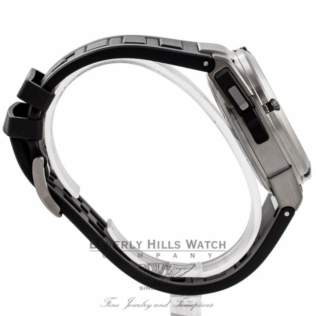 IWC Ingenieur Double Chronograph 45MM Titanium Silver Dial 44 Hour Power Reserve IW386501 4UTJTH - Beverly Hills Watch Company Watch Store