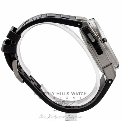 IWC Ingenieur Double Chronograph 45MM Titanium Silver Dial 44 Hour Power Reserve IW386501 4UTJTH - Beverly Hills Watch Company Watch Store