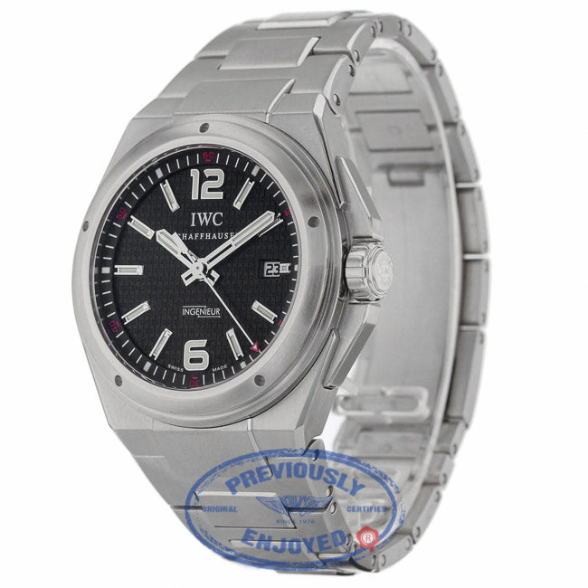IWC Ingenieur Mission Earth Stainless Steel Black Dial Bracelet IW323604 P8A187 - Beverly Hills Watch Company