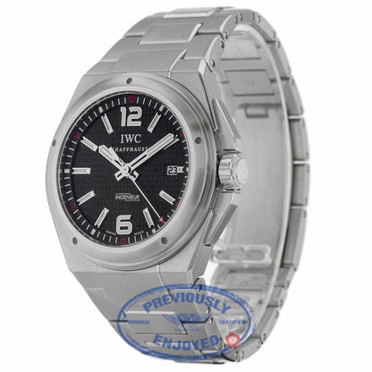 IWC Ingenieur Mission Earth Stainless Steel Black Dial Bracelet IW323604 P8A187 - Beverly Hills Watch Company