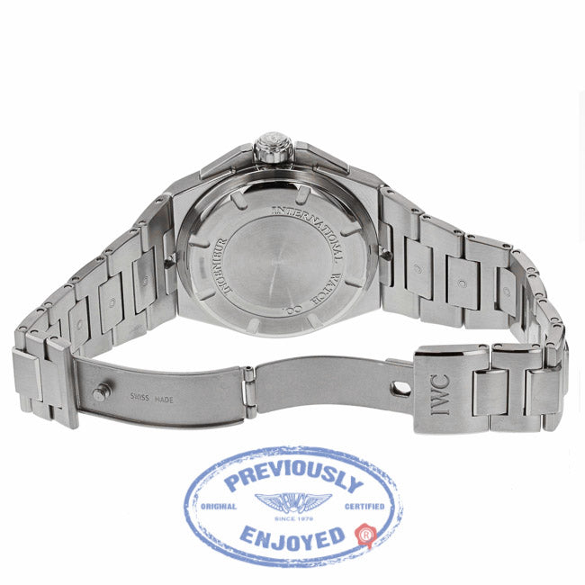 IWC Ingenieur Mission Earth Stainless Steel Black Dial Bracelet IW323604 P8A187 - Beverly Hills Watch Company