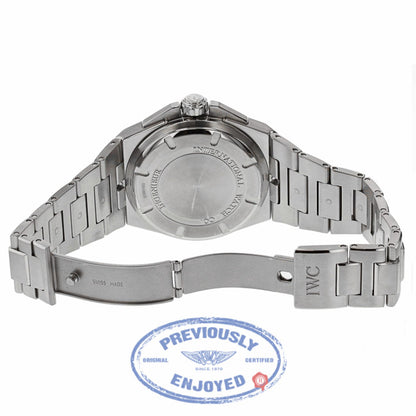 IWC Ingenieur Mission Earth Stainless Steel Black Dial Bracelet IW323604 P8A187 - Beverly Hills Watch Company
