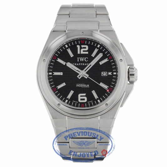 IWC Ingenieur Mission Earth Stainless Steel Black Dial Bracelet IW323604 P8A187 - Beverly Hills Watch Company