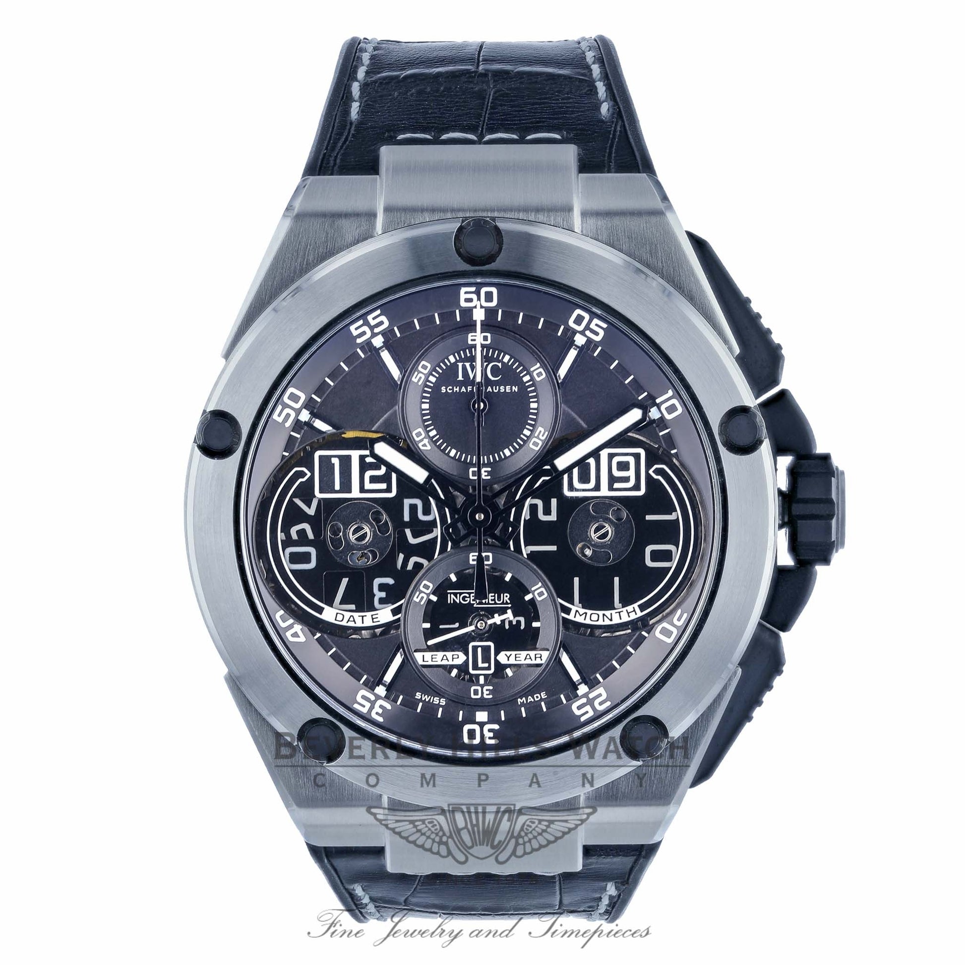IWC Ingenieur 46mm Perpetual Calendar Chronograph Titanium IW379201 NYY8F5