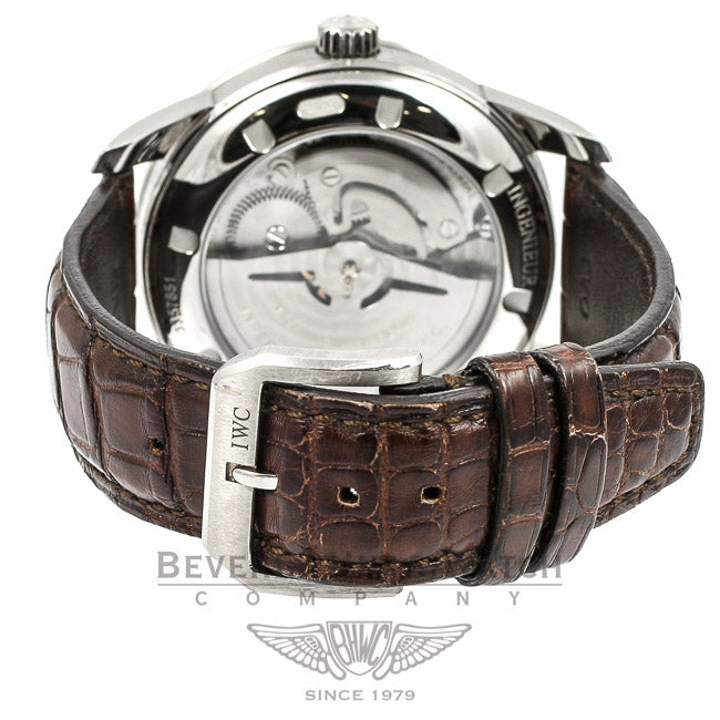 IWC Ingenieur Automatic Vintage White Gold 42mm Watch 3233-04 Beverly Hills Watch Company Watches