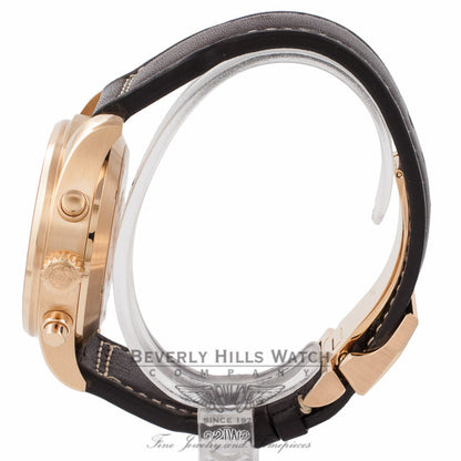 IWC Pilot Chronograph Antoine De Saint Exupery Rose Gold Chocolate Dial Numerals IW387805 BS3KZ3 Beverly Hills Watch Store 02