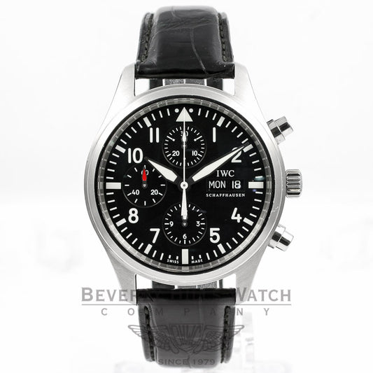 IWC Pilot Day Date Chronograph Watch IW371701 Beverly Hills Watch Company