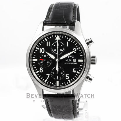 IWC Pilot Day Date Chronograph Watch IW371701 Beverly Hills Watch Company