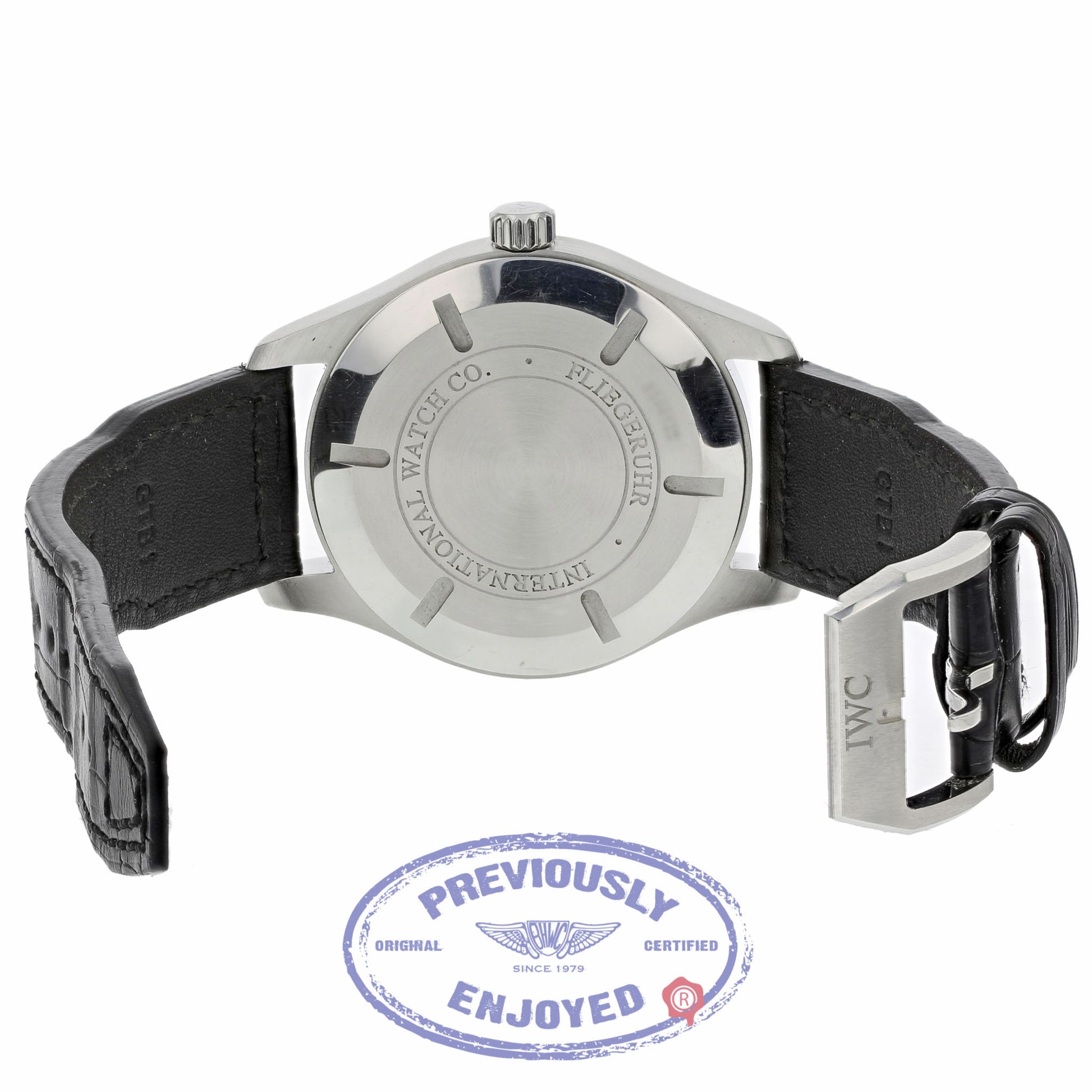 IWC Pilots Mark XVII 41MM Stainless Steel Black Dial IW326501 YZMF90 - Beverly Hills Watch Company