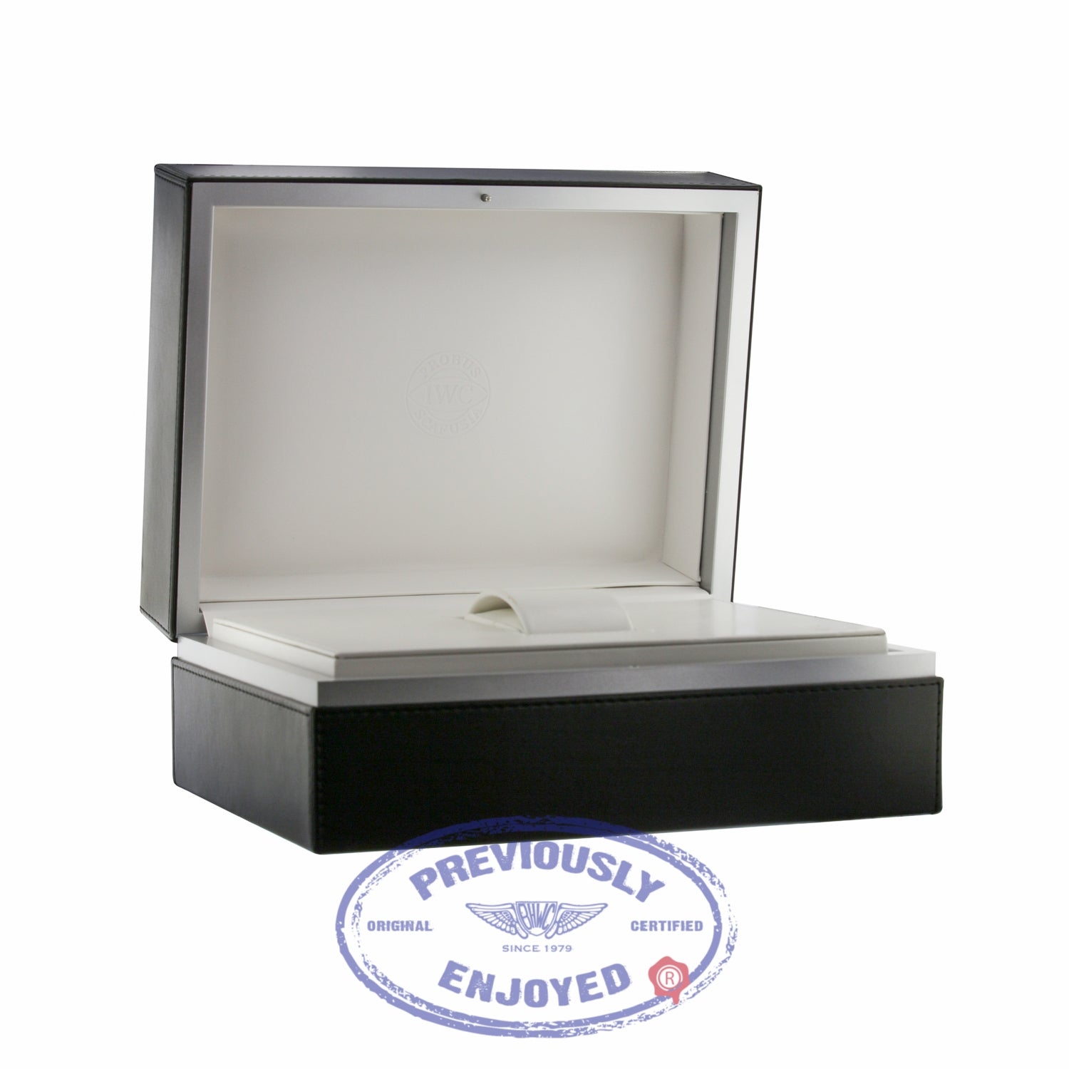 IWC Pilot Spitfire Ardoise Gray Dial Stainless Steel 43MM Brown Alligator Strap IW387802 CHVK2E - Beverly Hills Watch Company