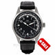 IWC Pilot Worldtimer 45MM Automatic Stainless Steel Black Dial Alligator strap IW326201 N10AAF - Beverly Hills Watch Store