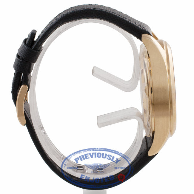 IWC Pilot's Chronograph 42MM Automatic 18k Rose Gold Black Dial Black Fabric Strap IW3717-13 34EXUW - Beverly Hills Watch Company Watch Store